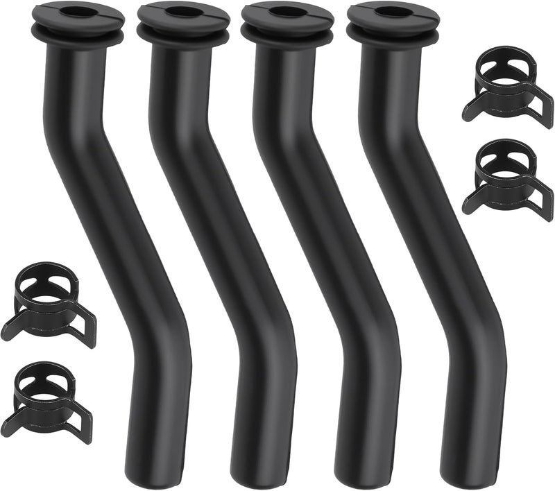 Opzour 4Pcs 596163 Fuel Pump Vacuum Hose 593998 797408 with Clamps, Compatible with Briggs & Stratton Engines 401577, 405577, 406777, Fit for John Deere D125 D130 D140 D160 D170 Mowers and More - Image 1